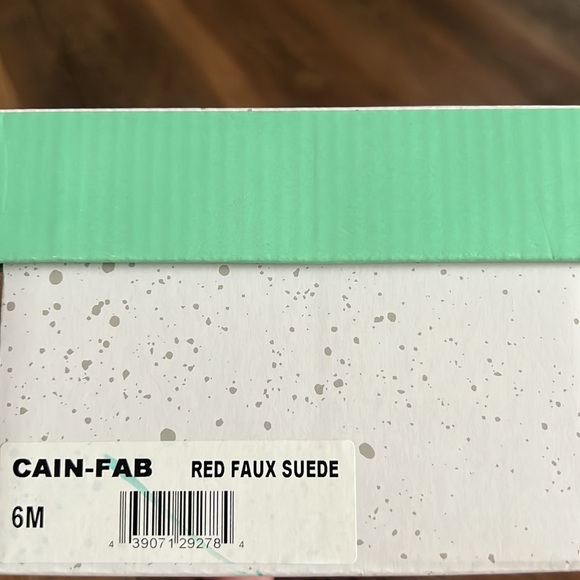 Abound sandals red faux suede - Picture 5 of 5